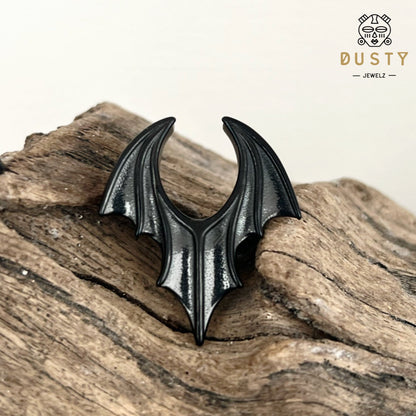 Bat Wing Saddle Plugs | Lobe Spreaders - DustyJewelz