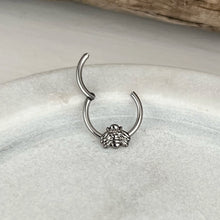 Load image into Gallery viewer, Bee Clicker Ring | Hinged Septum Ring - DustyJewelz
