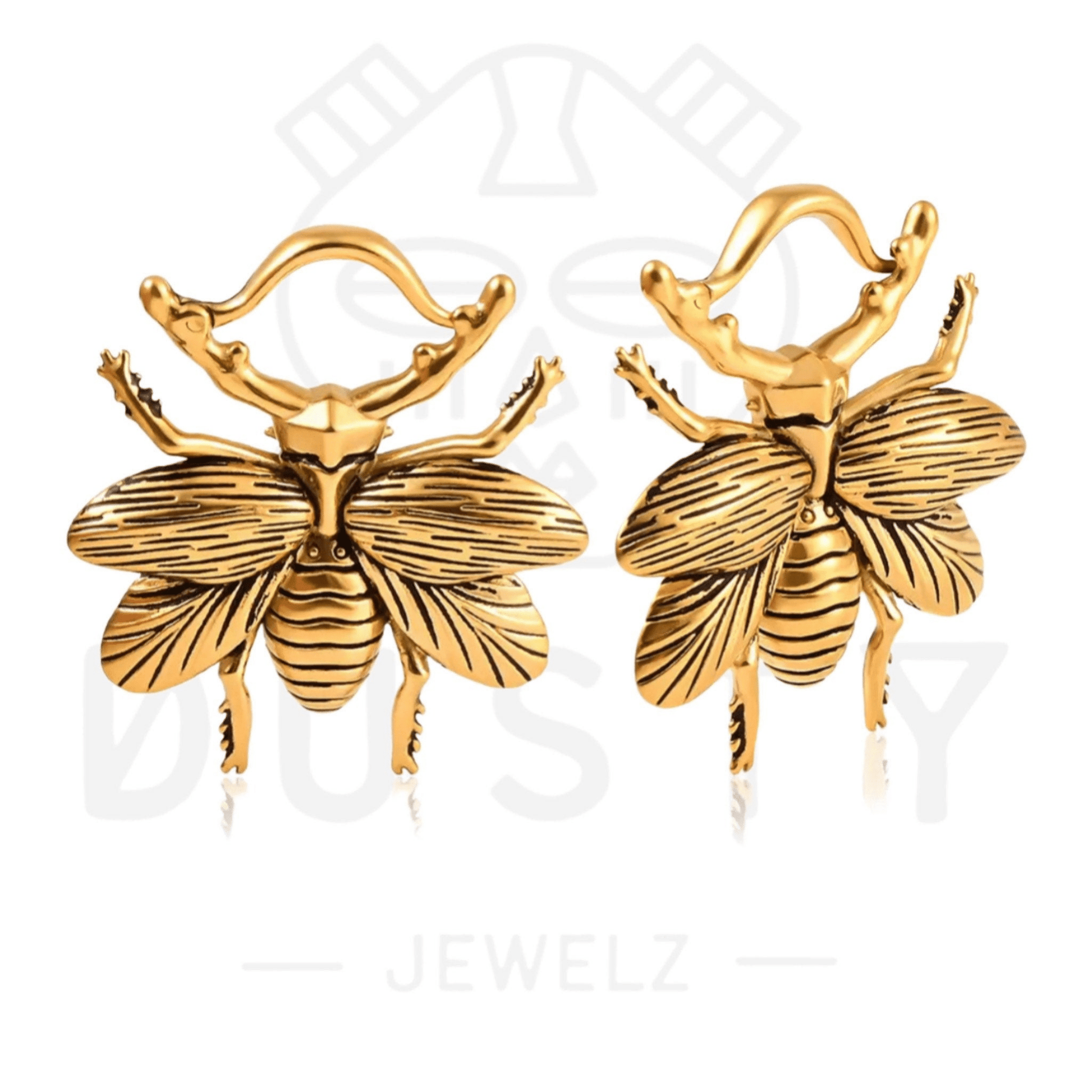 Bee Ear Weights | Hangers - DustyJewelz