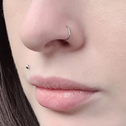 Classic Open Nose Ring | Hoop - DustyJewelz