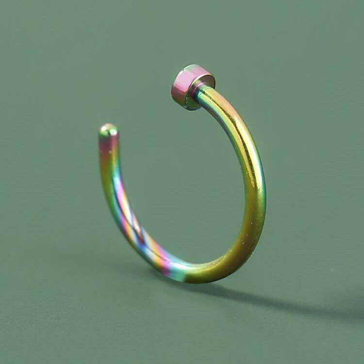 Classic Open Nose Ring | Hoop - DustyJewelz