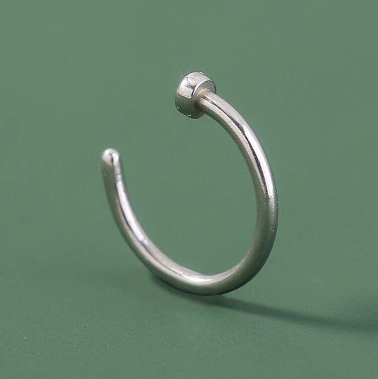 Classic Open Nose Ring | Hoop - DustyJewelz