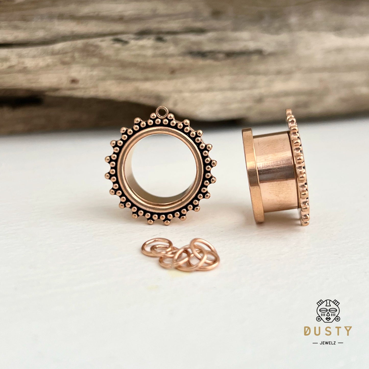 DIY Antique SCREW FIT Connector Tunnels And Plugs - DustyJewelz