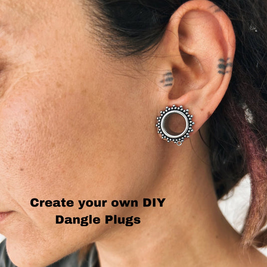 DIY Antique SCREW FIT Connector Tunnels And Plugs - DustyJewelz