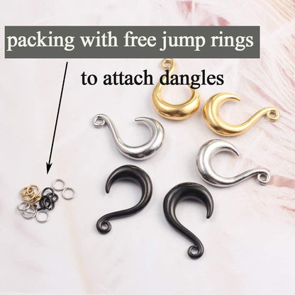 DIY Curled Ear Hooks For Weights And Hangers - DustyJewelz