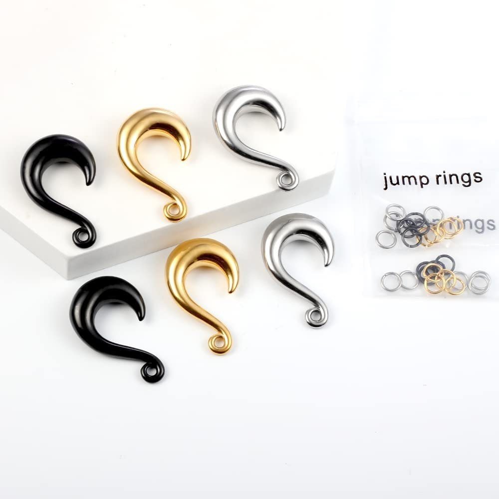 DIY Curled Ear Hooks For Weights And Hangers - DustyJewelz