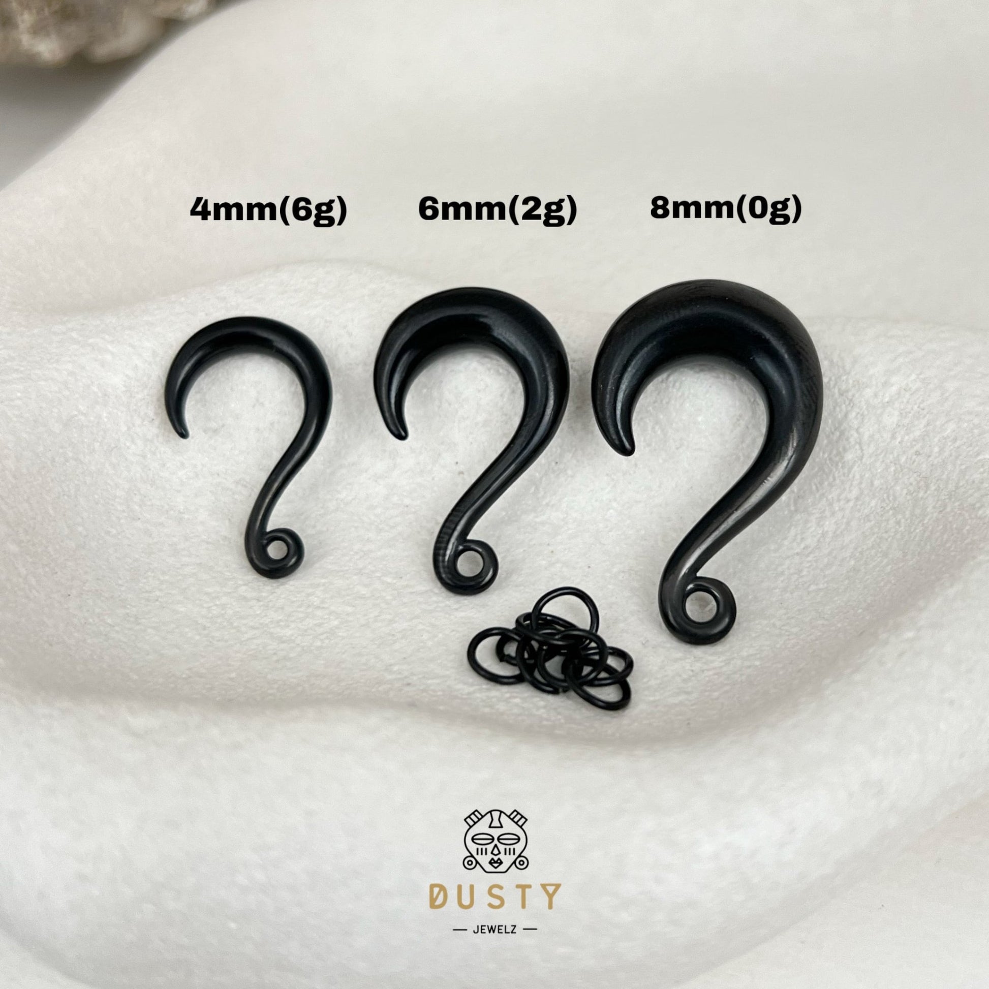 DIY Curled Ear Hooks For Weights And Hangers - DustyJewelz