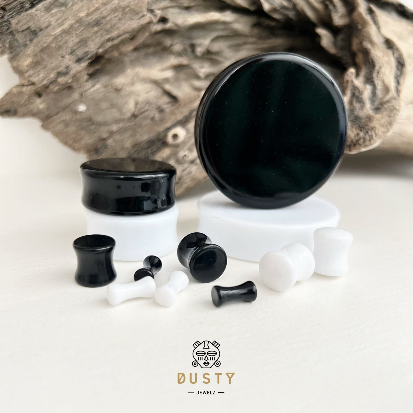 Extra Big Acrylic Plugs | Double Flare | 8G - 50mm