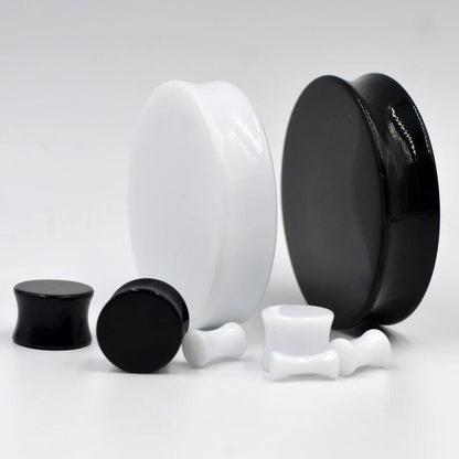 Extra Big Acrylic Plugs | Double Flare | 8G - 50mm