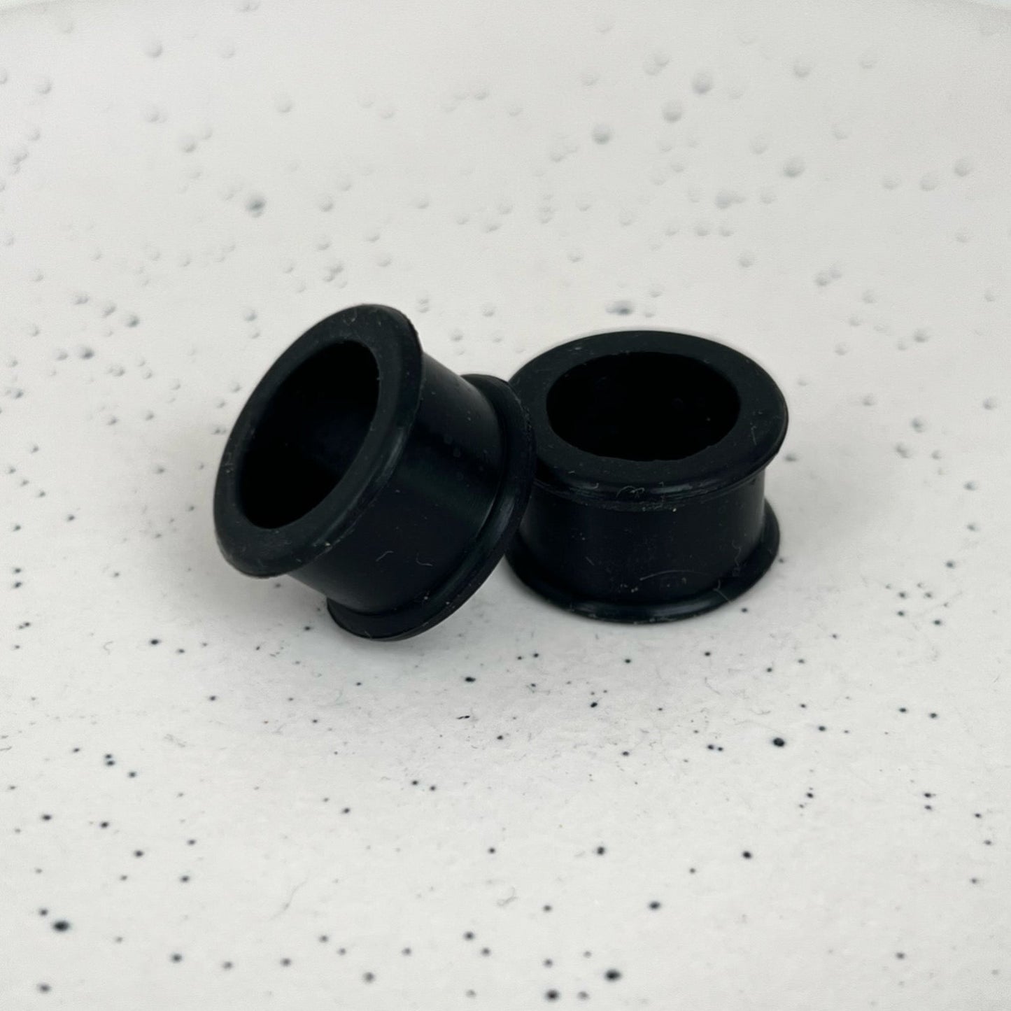 Skin Tone Flexible Silicone Ear Tunnels | Double Flare | 3mm-25mm