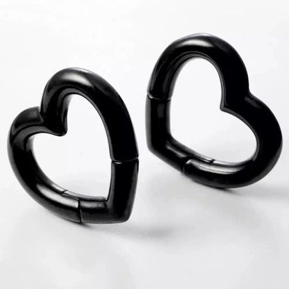 Heart Ear Weights | Magnetic Lobe Hanger - DustyJewelz