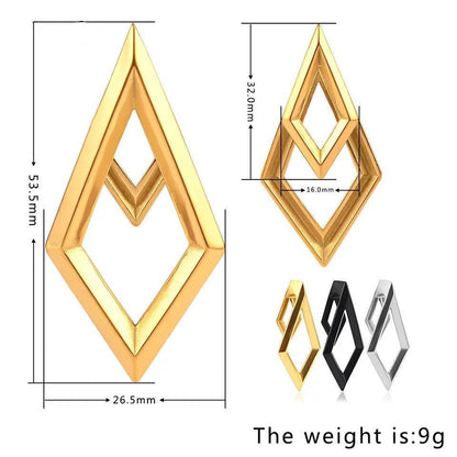 Paragon Diamond Ear Weights | Lobe Hangers - DustyJewelz