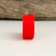 Load image into Gallery viewer, Red Silicone Plugs | Double Flare - DustyJewelz
