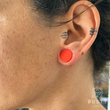 Load image into Gallery viewer, Red Silicone Plugs | Double Flare - DustyJewelz
