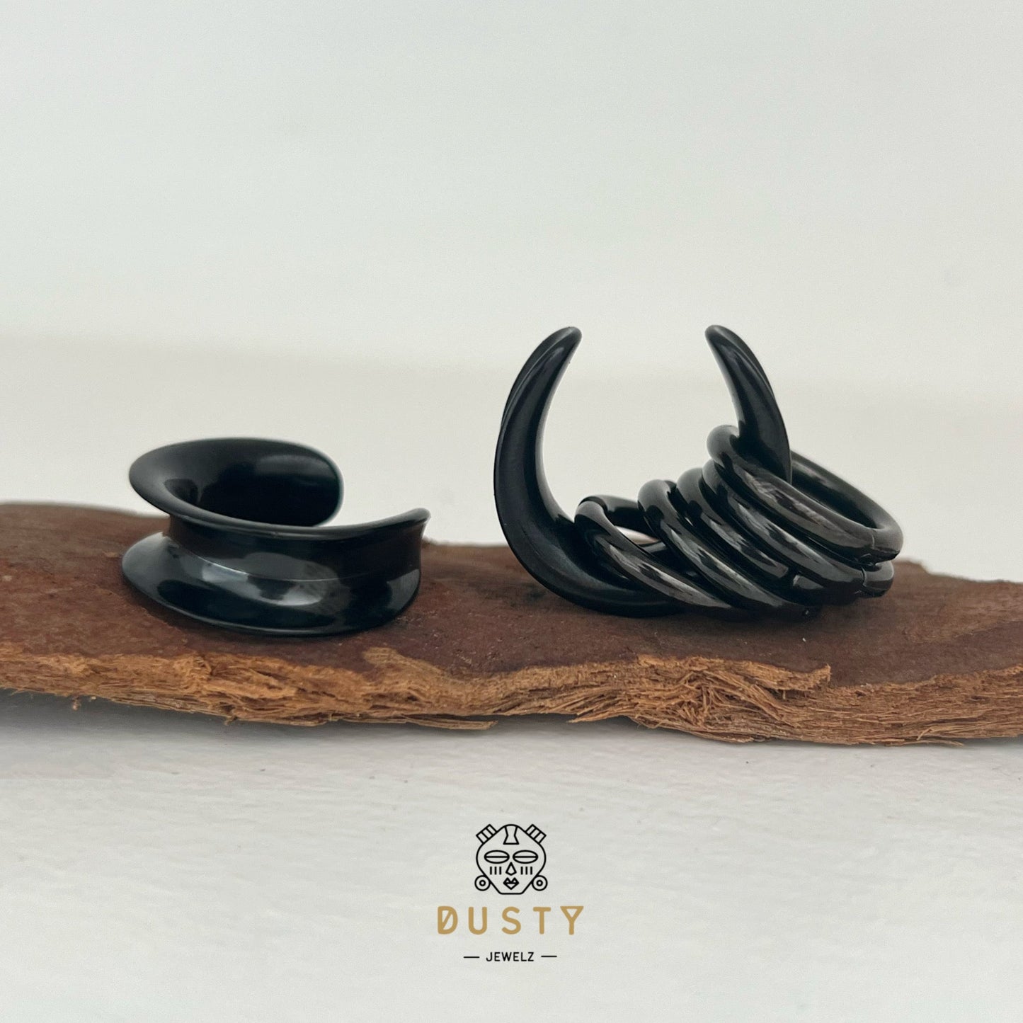 Saddle And Ring Stack Set | Steel Saddles With Dangle Rings - DustyJewelz