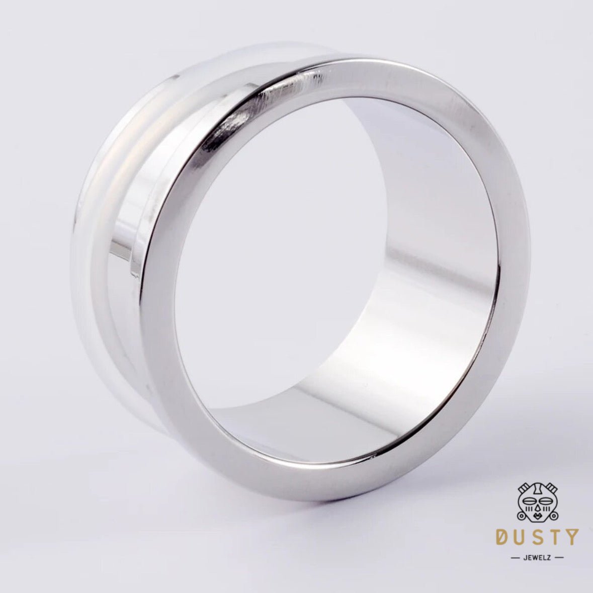 Single Flare Steel Tunnels | Dead Stretching Plugs| 10.5mm-25mm | 0.5mm Increments - DustyJewelz