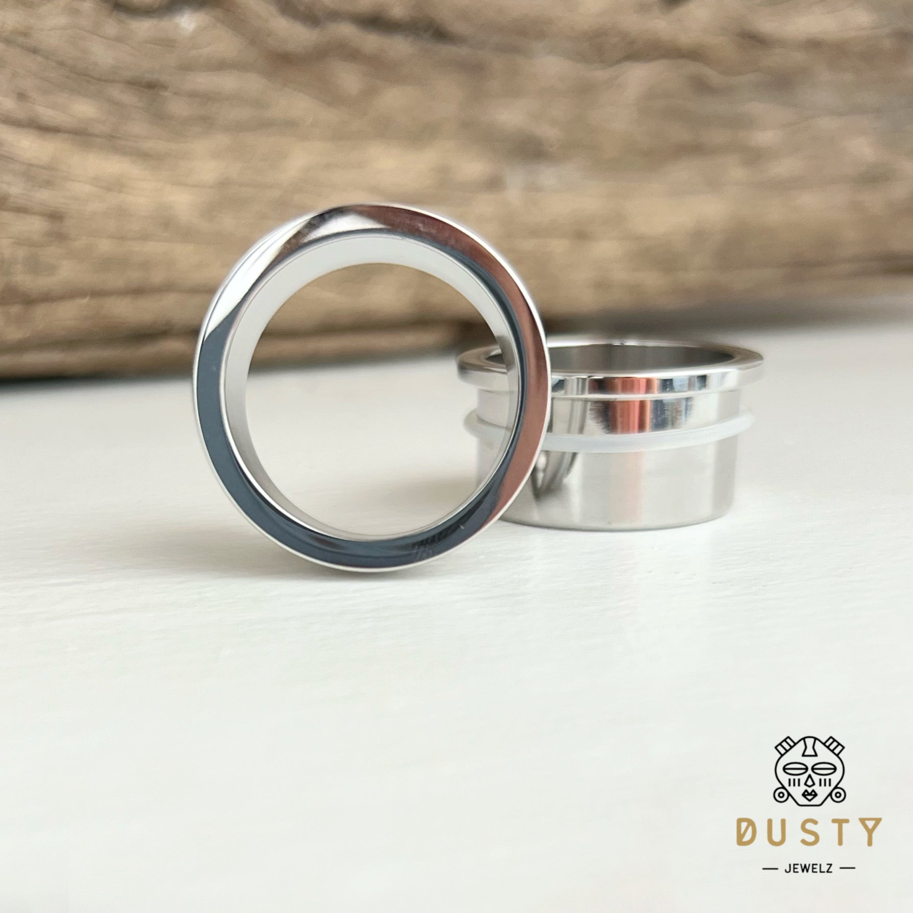 Single Flare Steel Tunnels | Dead Stretching Plugs| 10.5mm-25mm | 0.5mm Increments - DustyJewelz