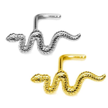 Snake Nose Stud - DustyJewelz