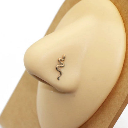 Snake Nose Stud - DustyJewelz