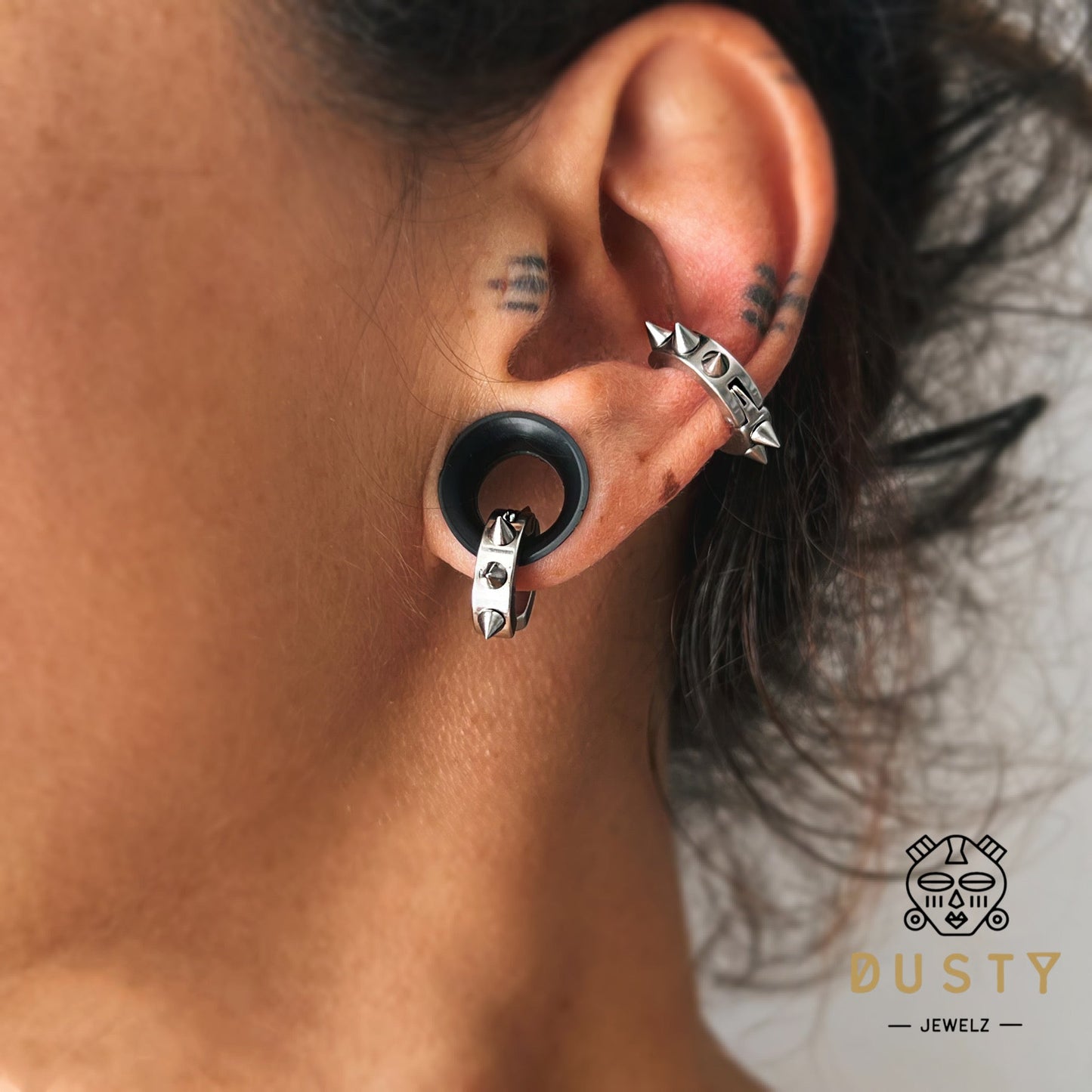 Spiked Ear Cuffs | Spike Clip Earrings - DustyJewelz