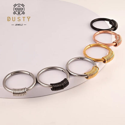 Stacked Circle Ear Weights  Stainless Steel Gauge Magnetic Ear Weight –  DustyJewelz