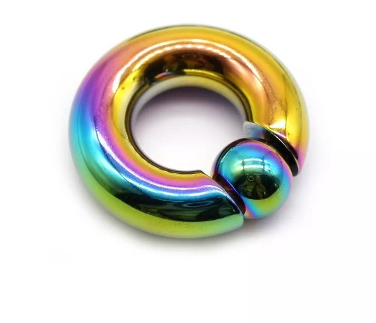 PIERCINGO Intimate CBR Ball Ring - 316L Surgical Steel, Prince Albert, Nipple, Lip