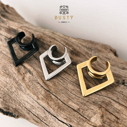 Triangle Saddle Plugs | Spreaders | Hollow Out Tunnels - DustyJewelz