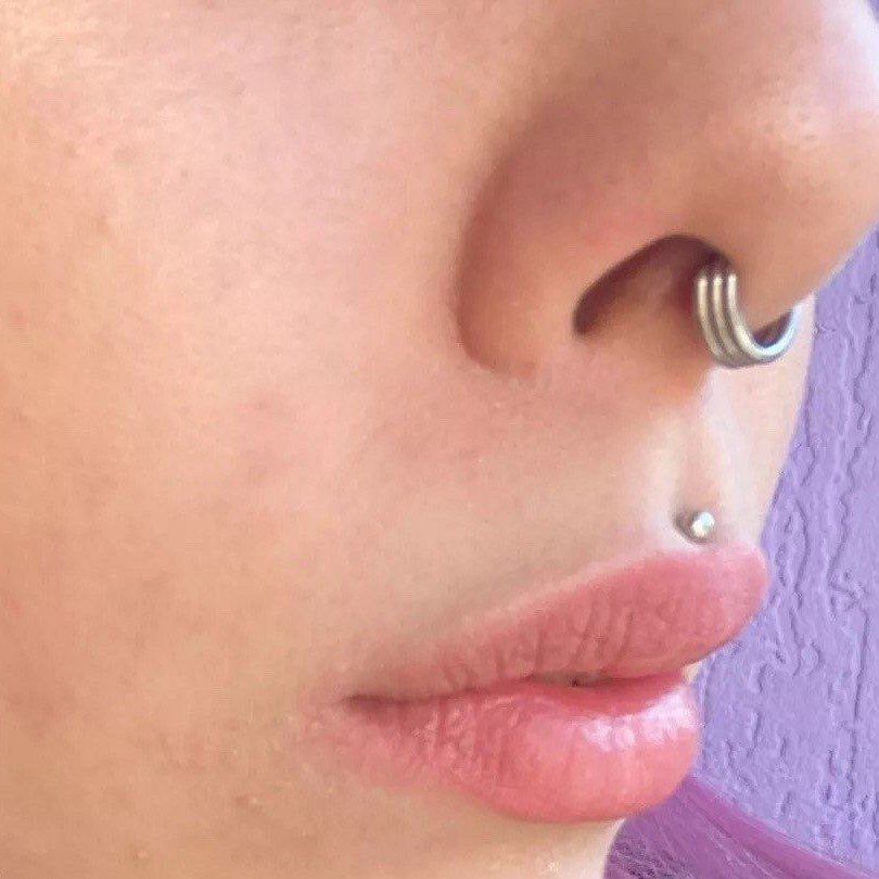 Triple Stack Clicker | Septum Ring - DustyJewelz